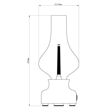 Lucide 74516/02/30 - LED Stmívatelná dotyková stolní lampa JASON LED/2W/230V černá