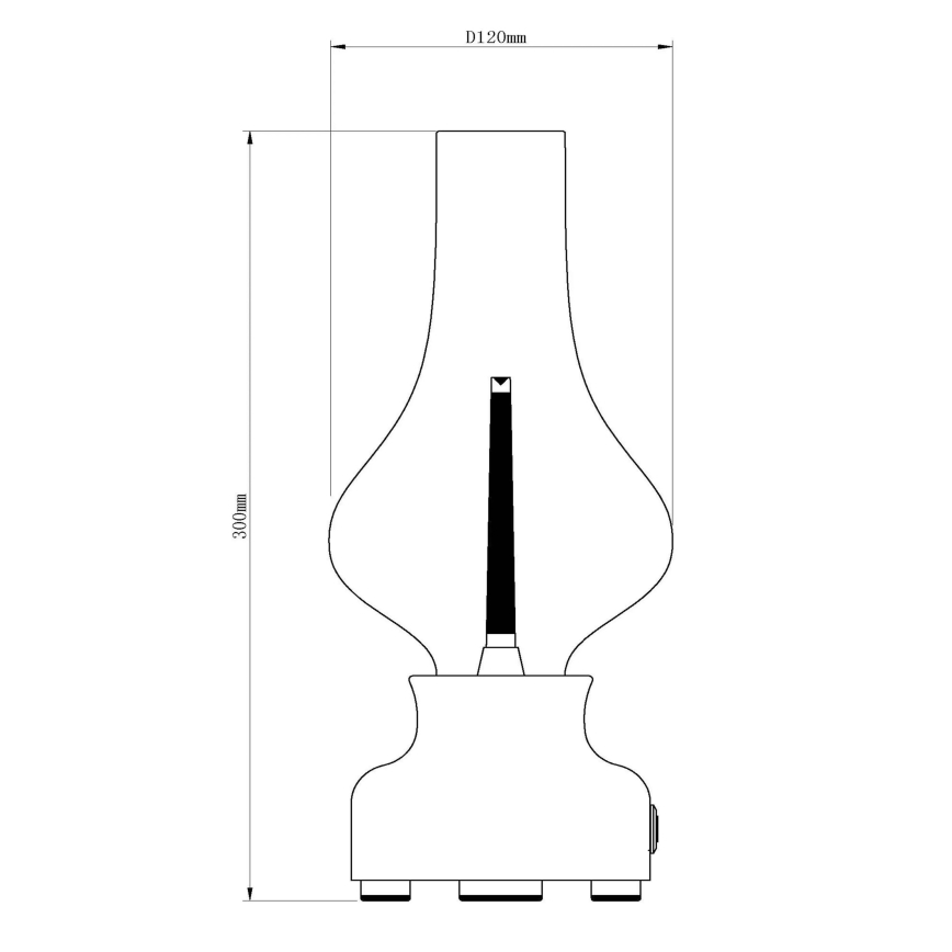 Lucide 74516/02/30 - LED Stmívatelná dotyková stolní lampa JASON LED/2W/230V černá