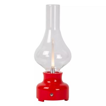 Lucide 74516/02/32 - LED Stmívatelná dotyková stolní lampa JASON LED/2W/230V červená