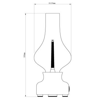 Lucide 74516/02/37 - LED Stmívatelná dotyková stolní lampa JASON LED/2W/230V zelená