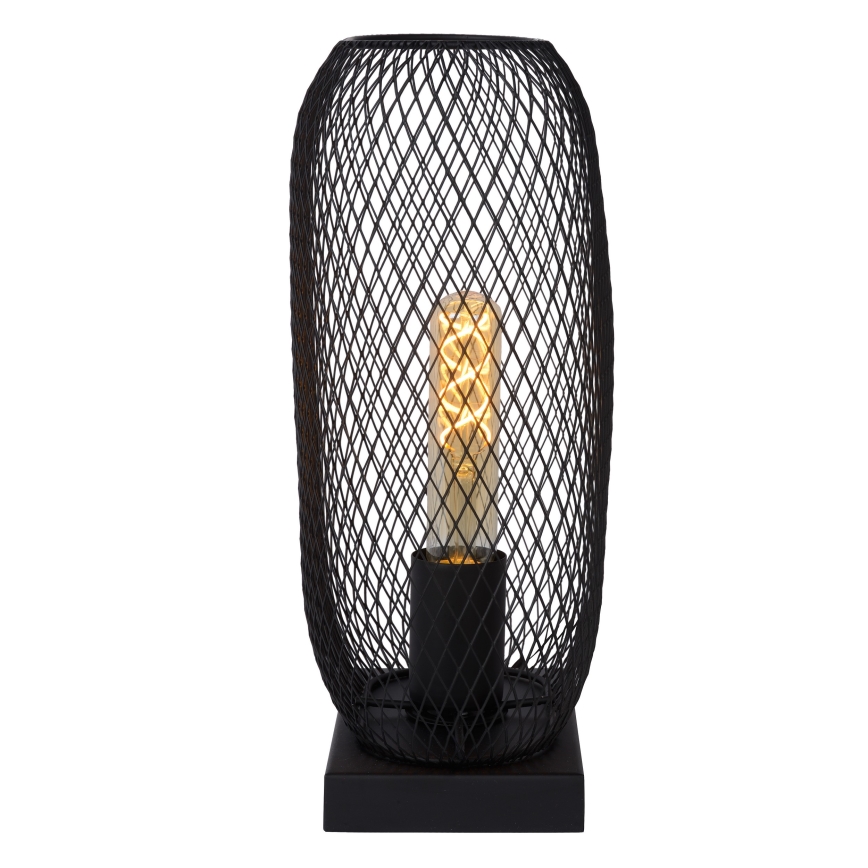 Lucide 78592/01/30 - Stolní lampa MESH 1xE27/60W/230V černá