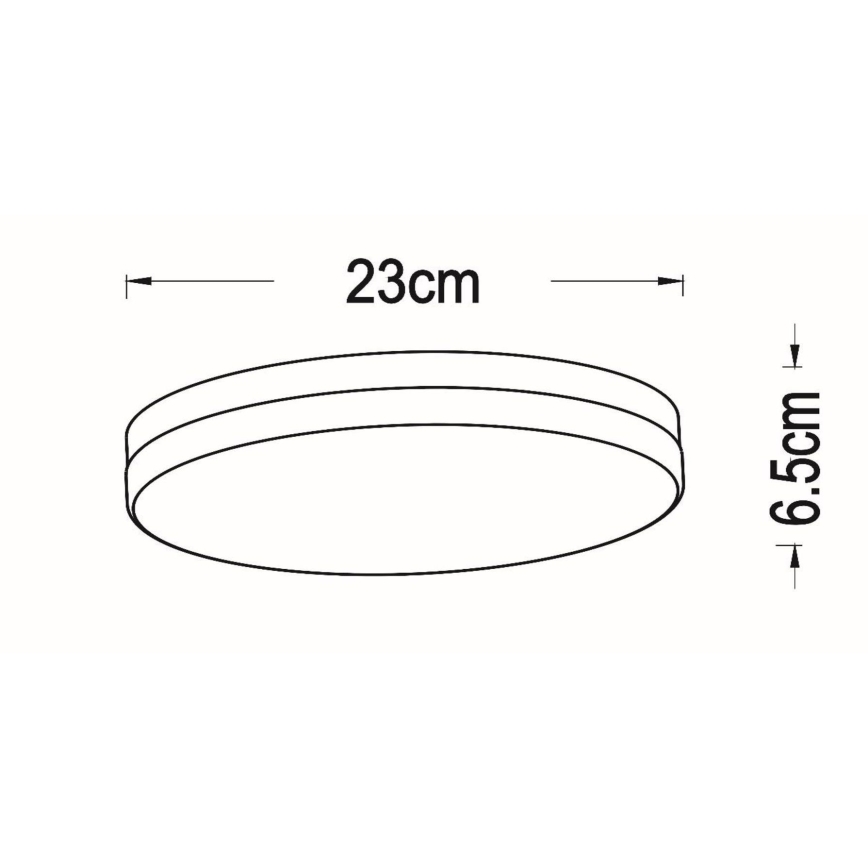 Lucide 79111/24/31 - LED Koupelnové stropní svítidlo se senzorem BISKIT LED/12W/230V pr. 23 cm IP44 bílá