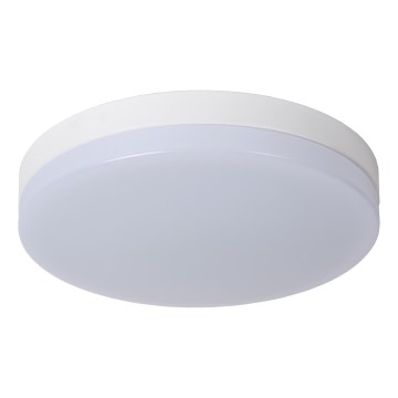 Lucide 79111/36/31 - LED Koupelnové stropní svítidlo se senzorem BISKIT LED/24W/230V pr. 34,5 cm IP44 bílá