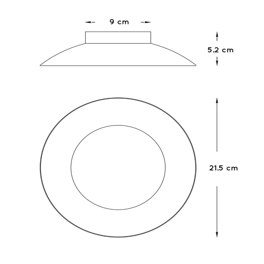 Lucide 79177/06/30 - LED Stropní svítidlo FOSKAL LED/6W/230V