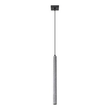 Lustr na lanku PASTELO 1xG9/8W/230V beton