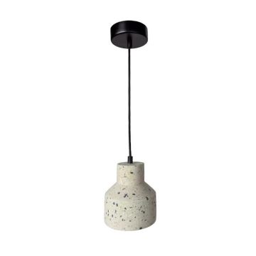 Lustr na lanku TERRAZZO 1xE27/60W/230V pr. 12 cm krémová