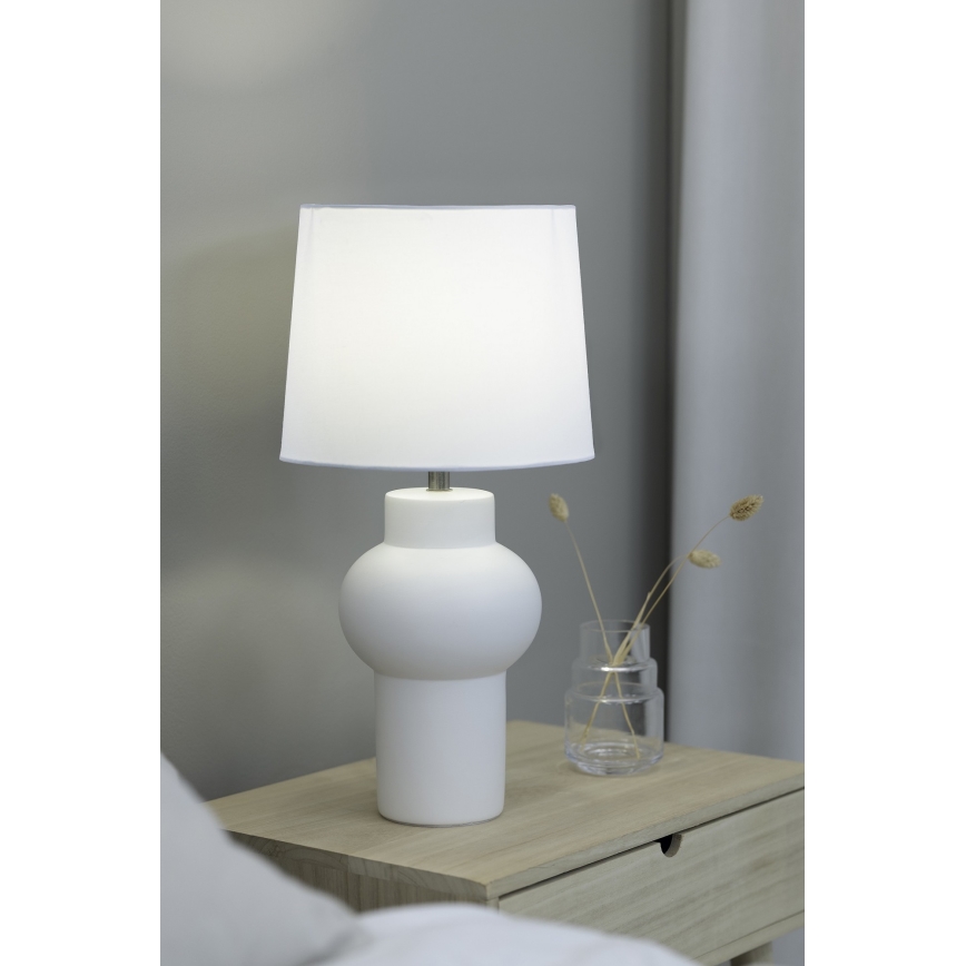 Markslöjd 108450 - Stolní lampa SHAPE 1xE27/40W/230V bílá