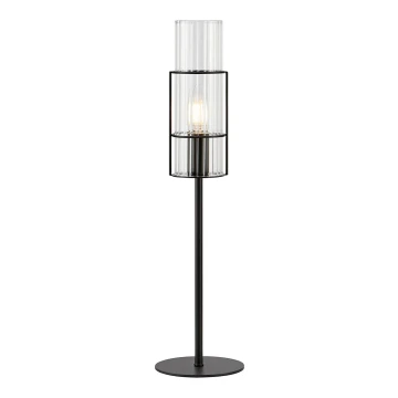 Markslöjd 108555 - Stolní lampa TUBO 1xE14/40W/230V 50 cm černá/čirá