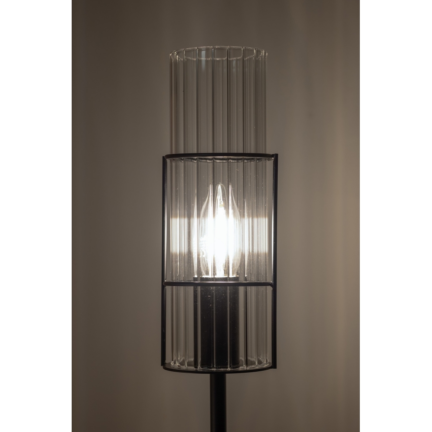 Markslöjd 108556 - Stolní lampa TUBO 1xE14/40W/230V 65 cm černá/čirá