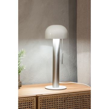 Markslöjd 108577 - Stolní lampa COSTA 2xG9/18W/230V bílá/matný chrom