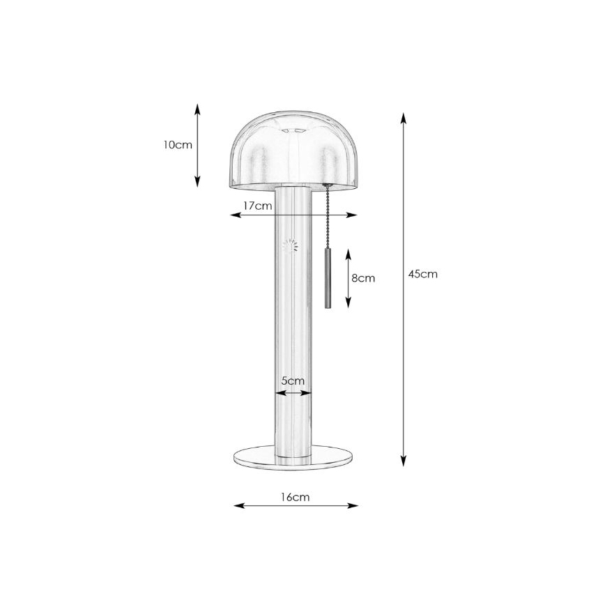 Markslöjd 108577 - Stolní lampa COSTA 2xG9/18W/230V bílá/matný chrom