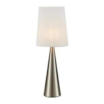 Markslöjd 108624 - Stolní lampa CONUS 1xE14/40W/230V bílá/matný chrom