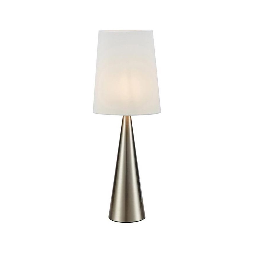 Markslöjd 108624 - Stolní lampa CONUS 1xE14/40W/230V bílá/matný chrom