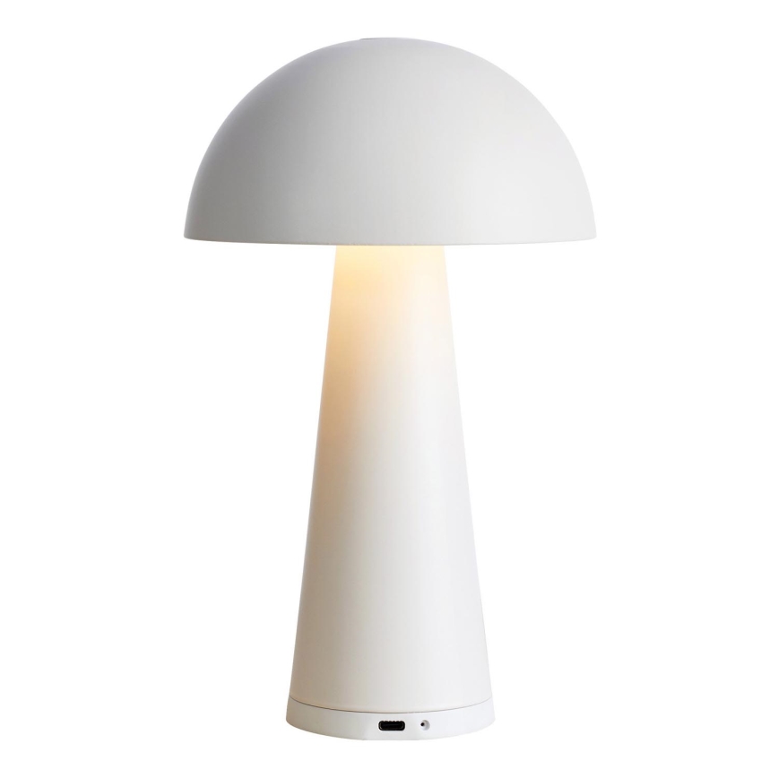 Markslöjd 108656 - LED Stmívatelná nabíjecí lampa FUNGI LED/1,5W/5V IP44 bílá