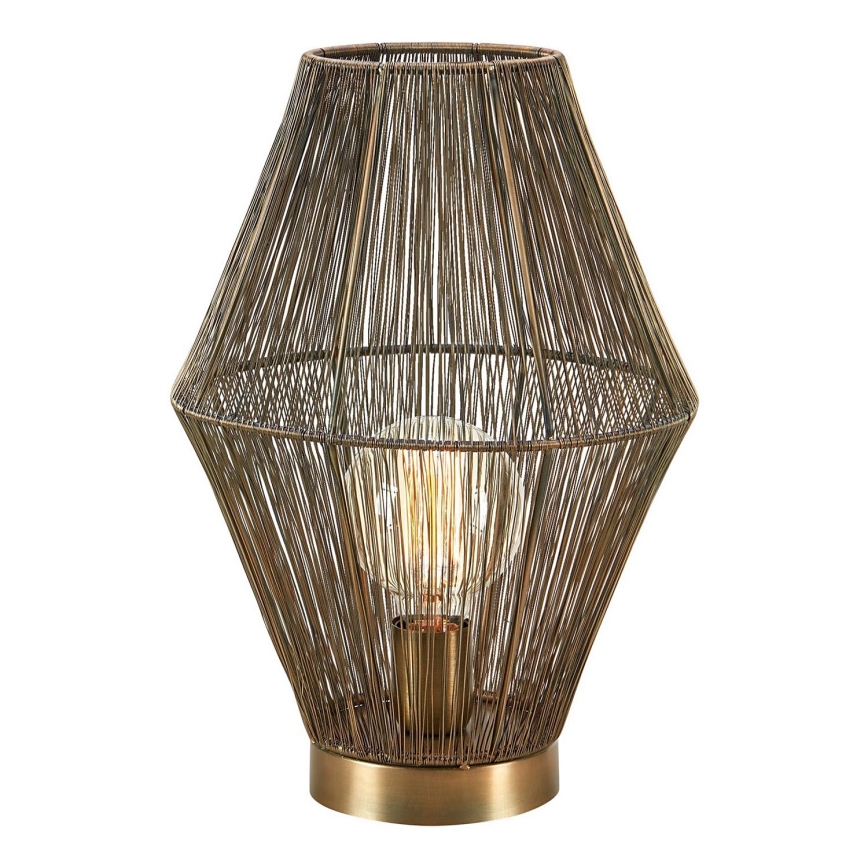 Markslöjd 108665 - Stolní lampa CASA 1xE27/40W/230V mosaz