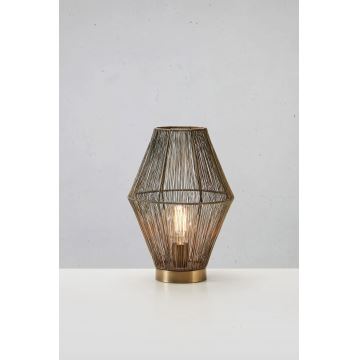 Markslöjd 108665 - Stolní lampa CASA 1xE27/40W/230V mosaz