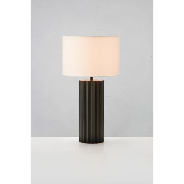 Markslöjd 108670 - Stolní lampa HASHIRA 1xE27/40W/230V bílá/černá