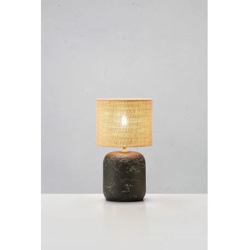 Markslöjd 108684 - Stolní lampa MONTAGNA 1xE14/40W/230V 45 cm béžová/černá