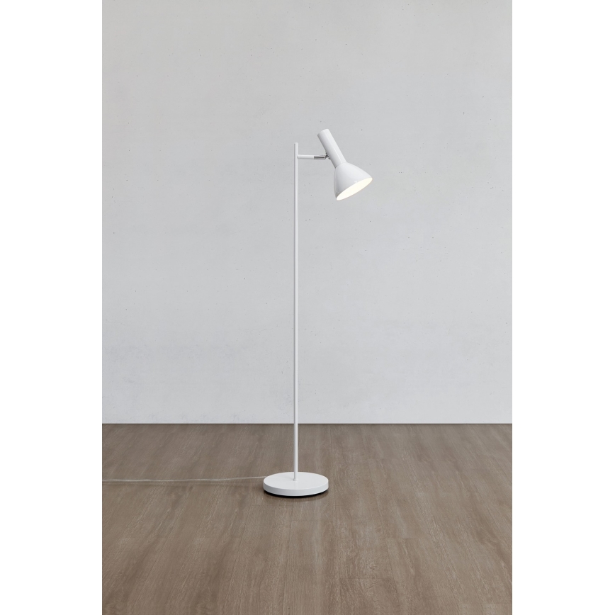 Markslöjd 108687 - Stojací lampa METRO 1xE27/40W/230V bílá