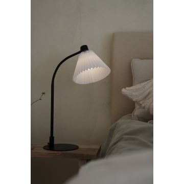 Markslöjd 108697 - Stolní lampa MIRA 1xE14/40W/230V černá/bílá