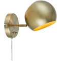 Markslöjd 108754 - Nástěnná lampa EDGAR 1xE14/40W/230V zlatá