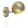 Markslöjd 108754 - Nástěnná lampa EDGAR 1xE14/40W/230V zlatá
