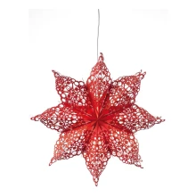 Markslöjd 702561 - Vánoční dekorace HALL 1xE14/25W/230V červená 70 cm