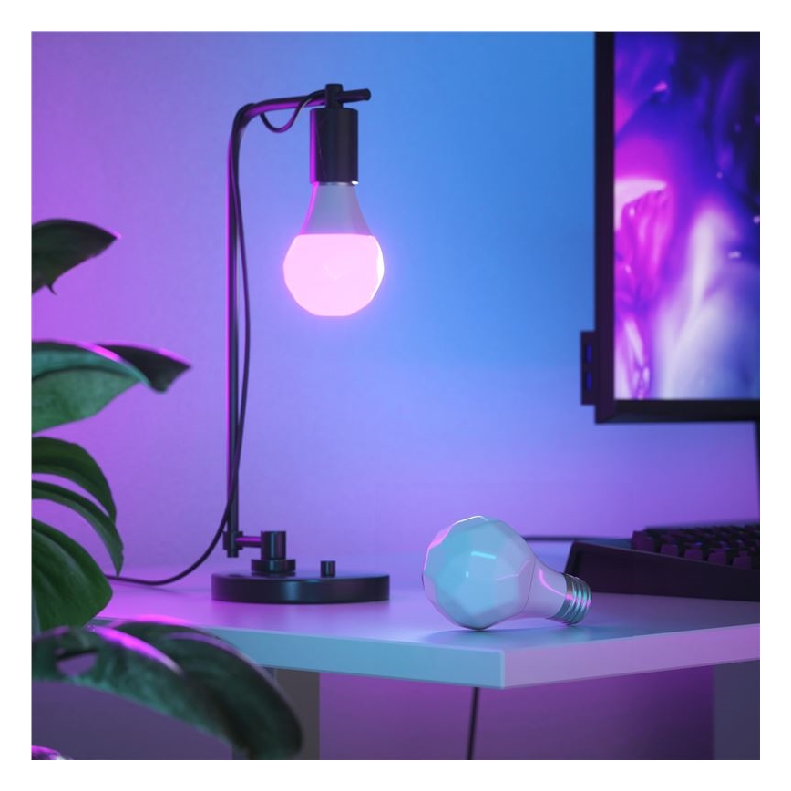 LED RGBW Stmívatelná žárovka ESSENTIALS A60 E27/8,5W/230V CRI90 2700-6500K Wi-Fi - Nanoleaf