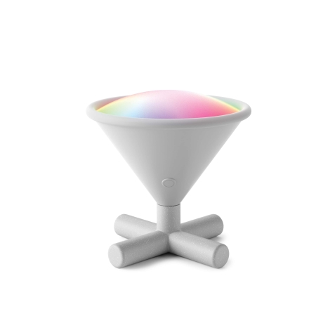Nanoleaf - LED RGBW Stmívatelná nabíjecí stolní lampa UMBRA CONO LED/2,4W/5V 2700-6500K 2530 mAh šedá