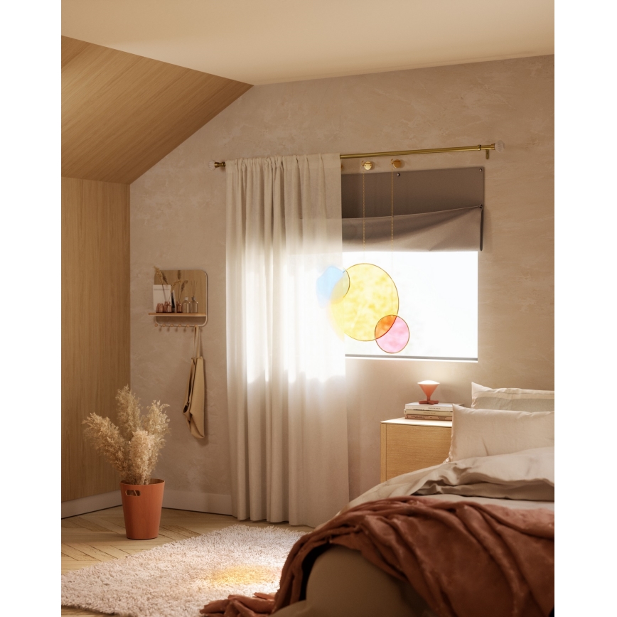 Nanoleaf - LED RGBW Stmívatelná nabíjecí stolní lampa UMBRA CONO LED/2,4W/5V 2700-6500K 2530 mAh hnědá