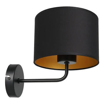 Nástěnná lampa ARDEN 1xE27/60W/230V černá/zlatá