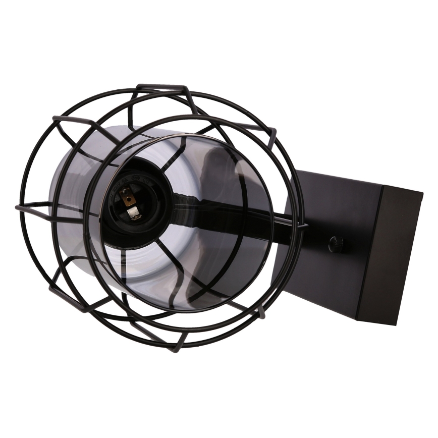 Nástěnná lampa JONERA 1xE27/40W/230V černá