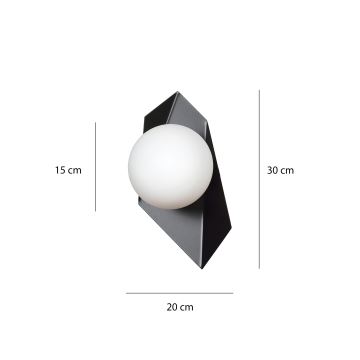 Nástěnné svítidlo DRIFTON 1xE14/10W/230V černá