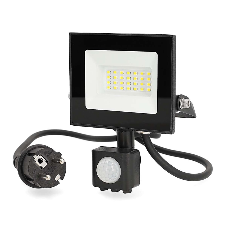 LED Reflektor se senzorem LED/20W/230V 4000K IP44