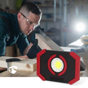 LED Stmívatelný nabíjecí reflektor s power bankou LED/10W/5V IPX2