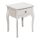 Noční stolek BAROQUE 55x45 cm bílá