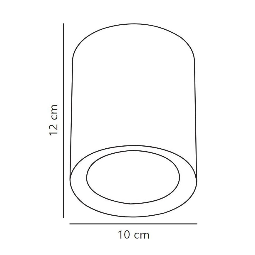 Nordlux - LED Bodové svítidlo FALLON LONG LED/5,5W/230V černá