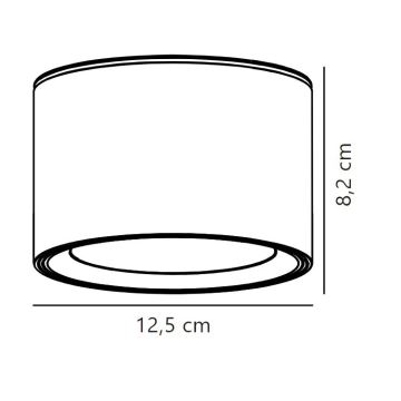 Nordlux - LED Koupelnové bodové svítidlo LANDON LED/6,5W/230V IP44 bílá