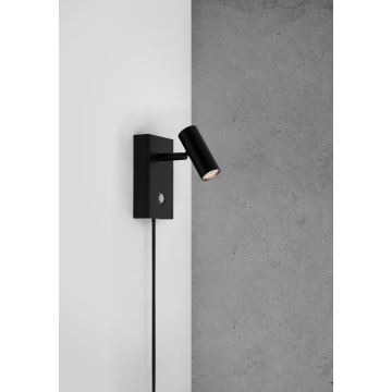 Nordlux - LED Stmívatelné nástěnné bodové svítidlo OMARI LED/3,2W/230V černá