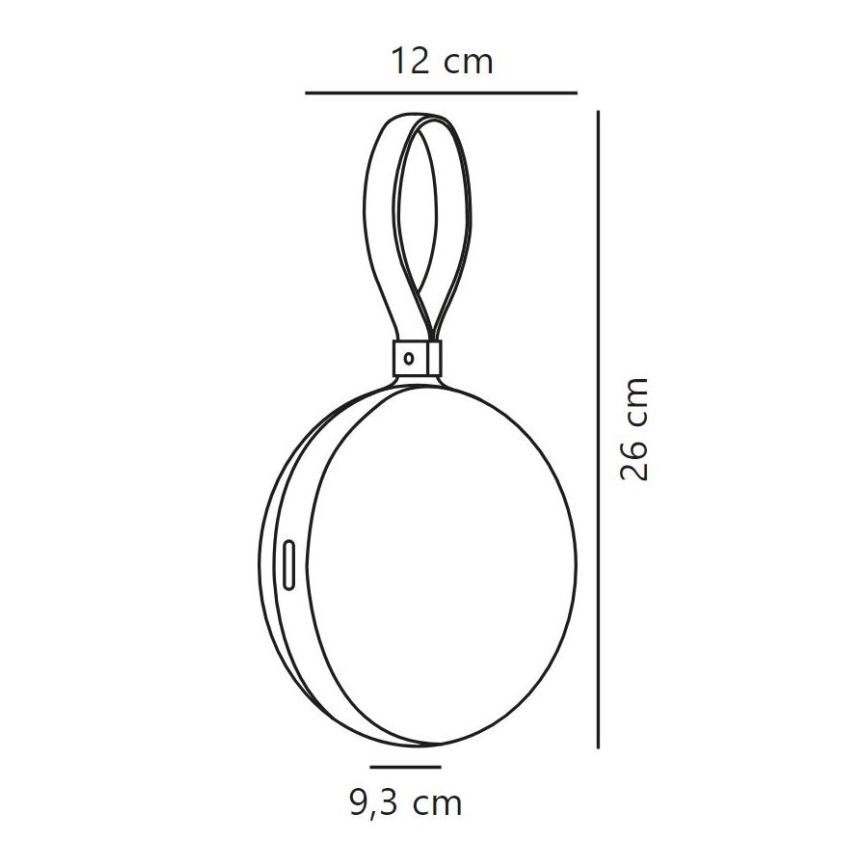 Nordlux - LED Stmívatelné venkovní přenosné svítidlo BRING TO-GO LED/1W/5V IP54 zelená