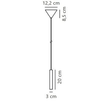 Nordlux - LED Stmívatelný lustr na lanku OMARI LED/4,4W/230V bílá