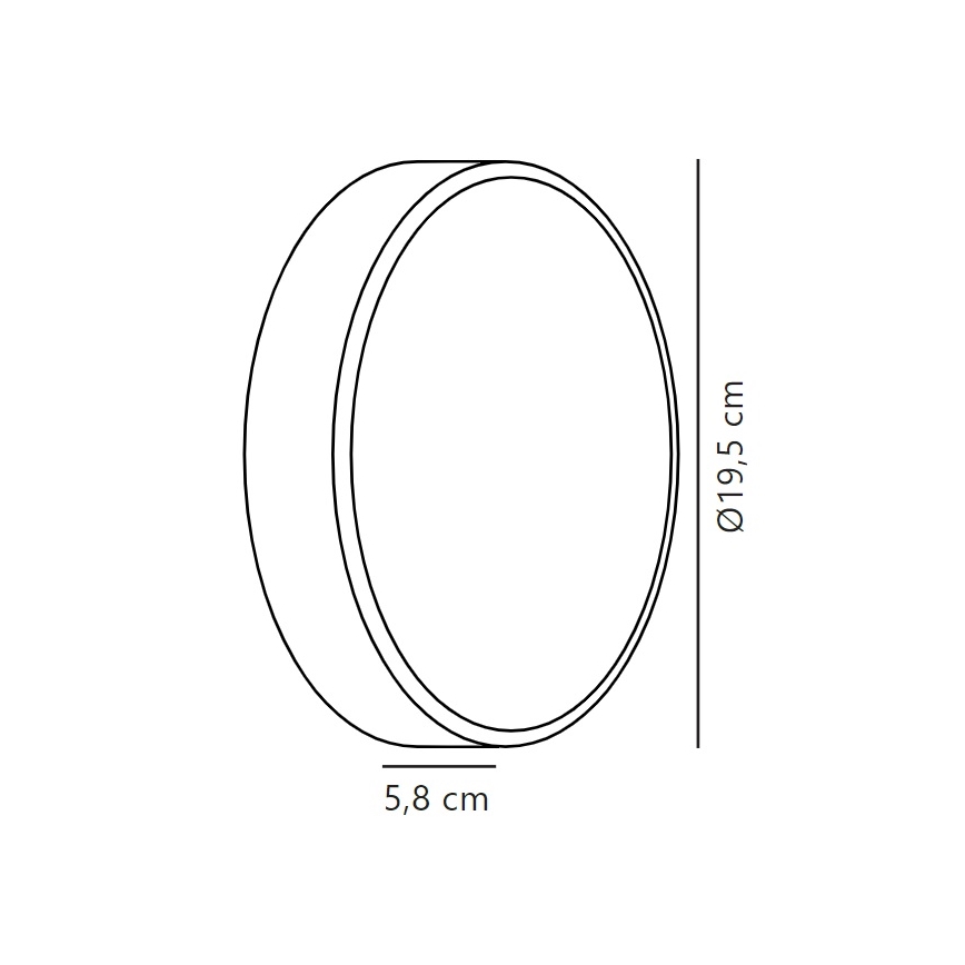 Nordlux - LED Venkovní nástěnné svítidlo OLIVER LED/9W/230V IP54 pr. 19,5 cm