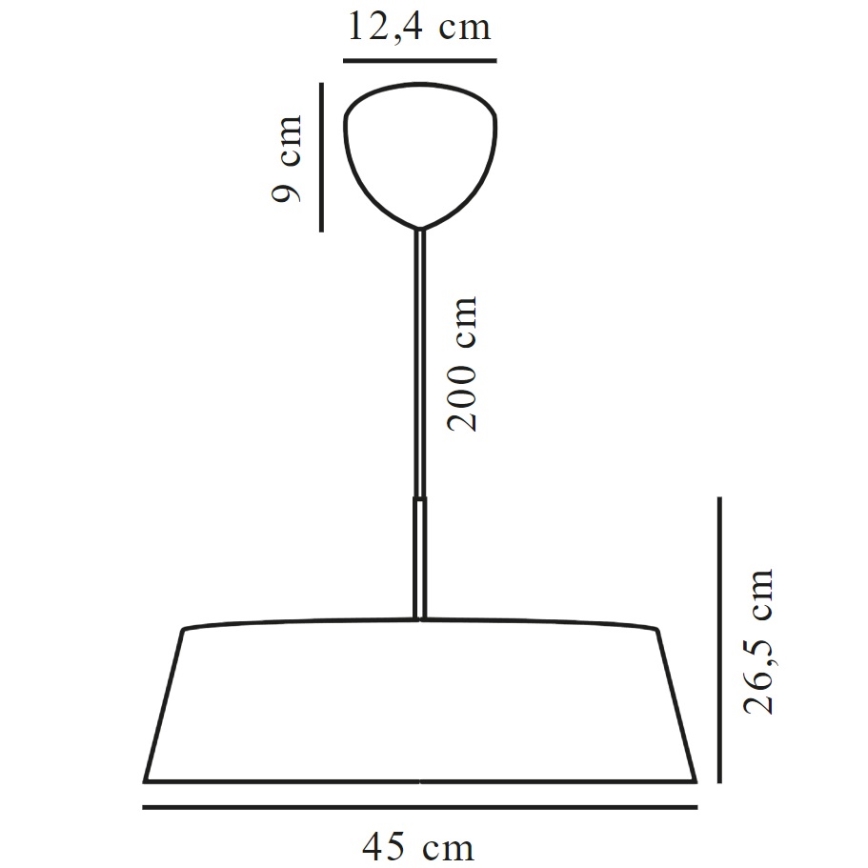 Nordlux - Lustr na lanku CLASI 3xE14/15W/230V pr. 45 cm