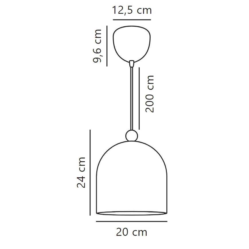 Nordlux - Lustr na lanku GASTON 1xE27/40W/230V růžová/bílá