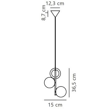 Nordlux - Lustr na lanku LILLY 3xE14/40W/230V zlatá