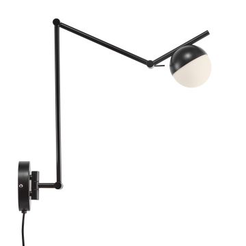 Nordlux - Nástěnná lampa CONTINA 1xG9/5W/230V černá
