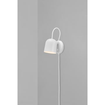 Nordlux - Nástěnné bodové svítidlo s USB portem ANGLE 1xGU10/25W/230V bílá
