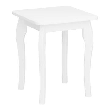 Odkládací stolek BAROQUE 45,6x39 cm bílá