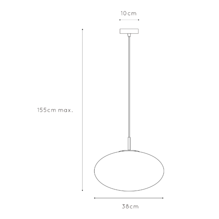 ONLI - Lustr na lanku JANET 1xE27/6W/230V pr. 38 cm