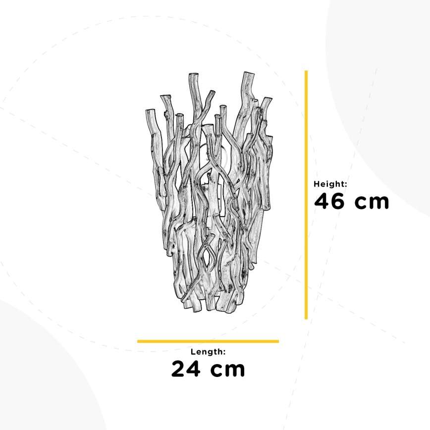 ONLI - Nástěnné svítidlo AGAR 1xE27/22W/230V